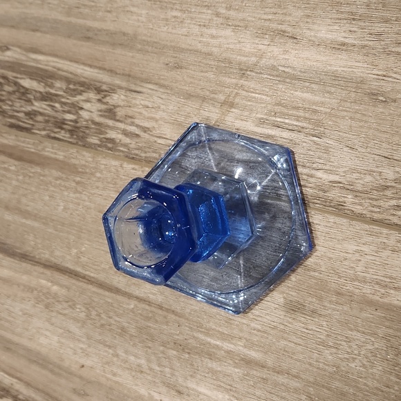 Blue candlestick - Picture 2 of 2